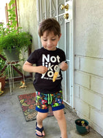 Galaxy Space Animals Boy Shorties size 18-24 Months RTS  - Spring Summer Shorts Rainbow Stars Pastel Ready to Ship