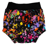Paint Splatter Bummies - Sizes 2 & 3 - Ready to Ship! Summer Colorful Rainbow Spring Shorts