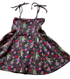 Zombie Valentines Twirly Jumper Dress  - Size 3M-9/10 - Handmade Anti Valentine Love Stinks