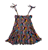 Nevermore Twirly Jumper Dress  - Sizes 3M-9/10 - Handmade Goth Punk Wednesday Inspired Enid