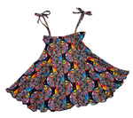 Nevermore Twirly Jumper Dress  - Sizes 3M-9/10 - Handmade Goth Punk Wednesday Inspired Enid